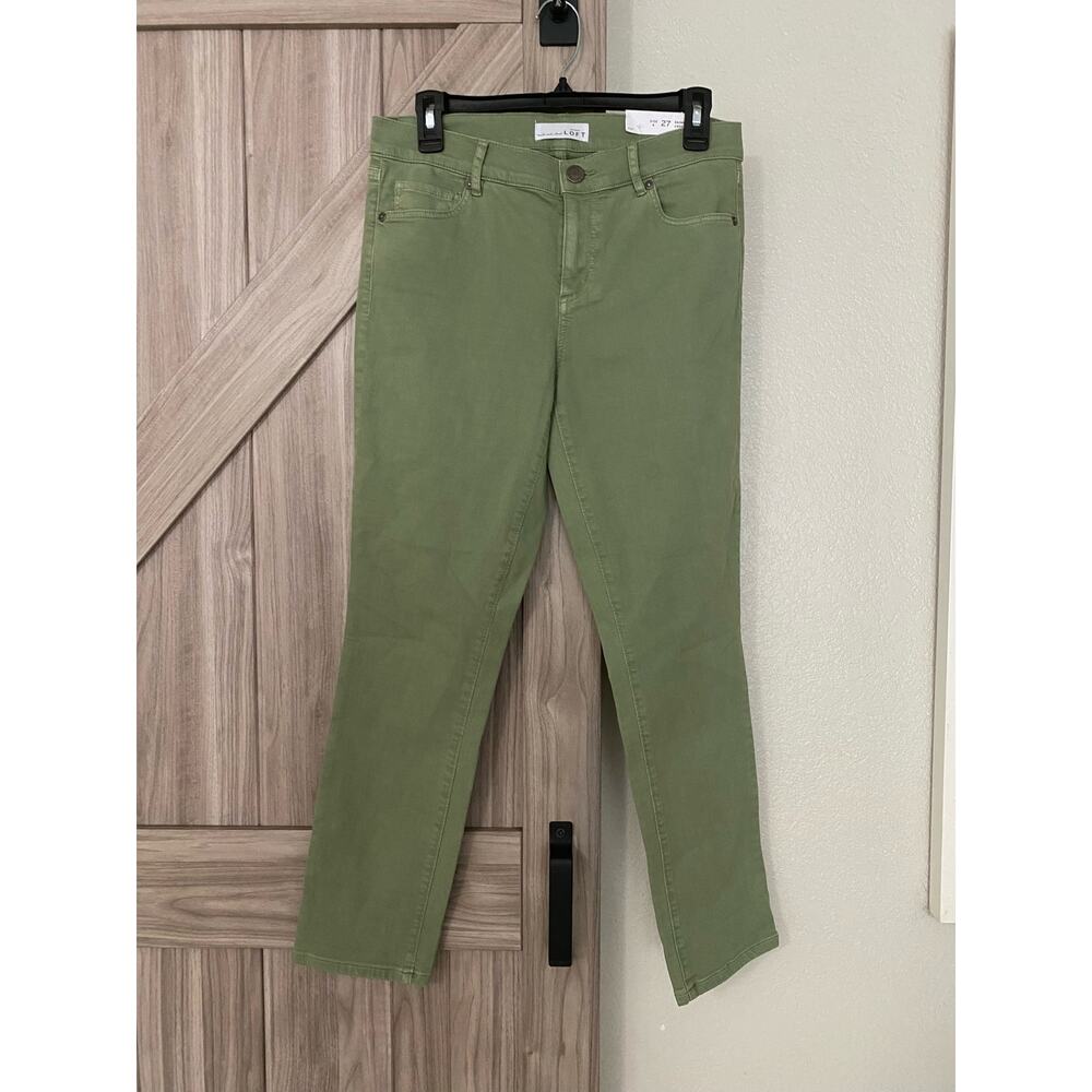 NWT LOFT Ann Taylor Sage 27/4 skinny crop jeans